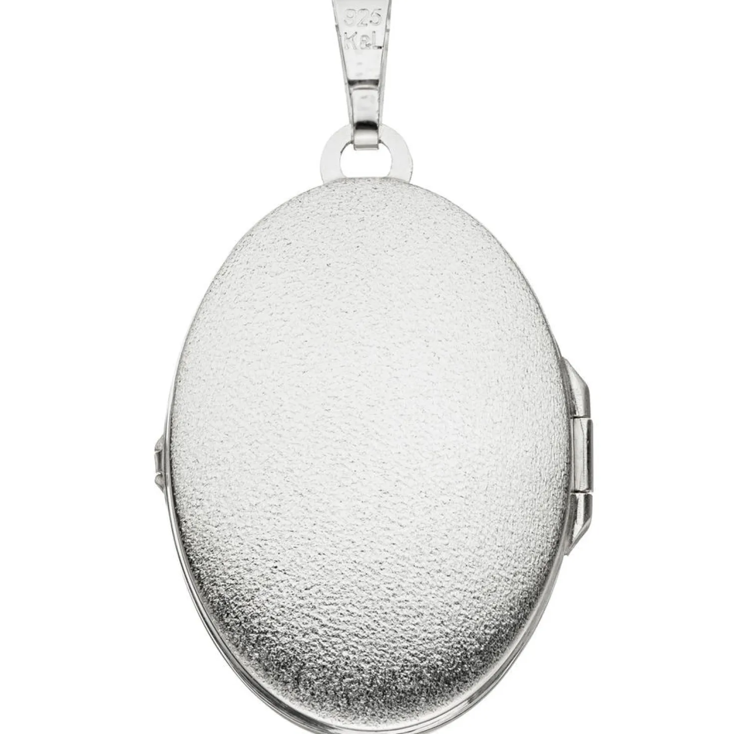 Medaillon Anhänger zum Öffnen 925 Silber asiatische Muster schwarz