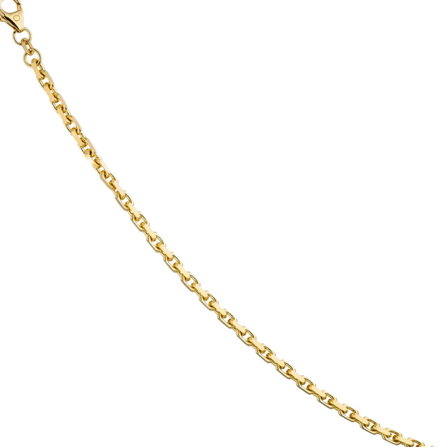3mm Ankerarmband Armband Armschmuck aus 333 Gold Gelbgold diamantiert 21cm