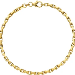 3mm Ankerarmband Armband Armschmuck aus 333 Gold Gelbgold diamantiert 21cm