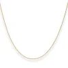 1,2mm Ankerkette diamantiert Collier Halskette aus 333 Gold Gelbgold 38cm
