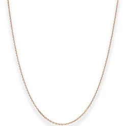 1,3mm Ankerkette diamantiert Collier Halskette aus 585 Gold Rotgold 45cm