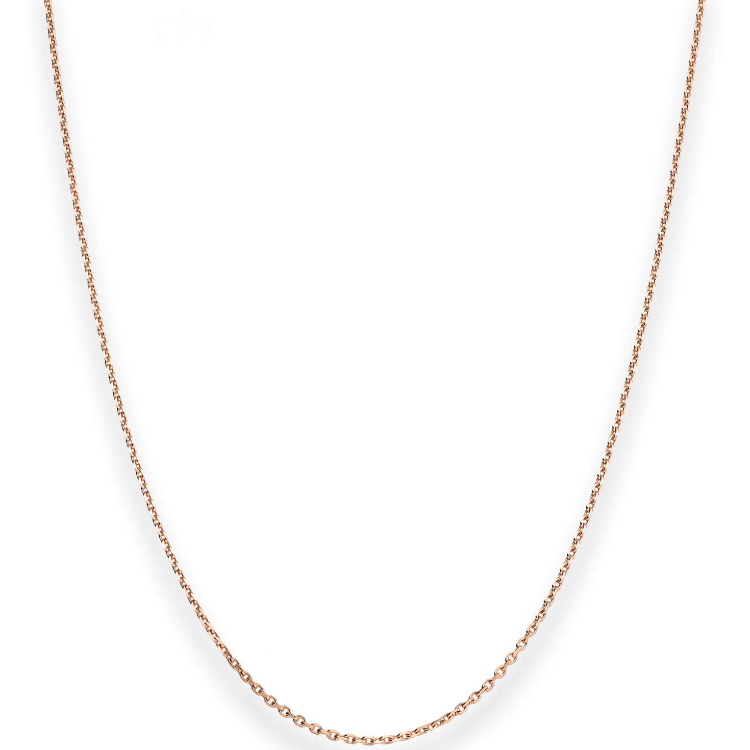 1,3mm Ankerkette diamantiert Collier Halskette aus 585 Gold Rotgold 42cm