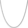 1,7mm Ankerkette diamantiert Collier Halskette aus 925 Silber rhodiniert 55cm