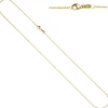 1,1mm Ankerkette diamantiert Halskette Collier aus 750 Gold Gelbgold 45cm