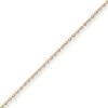 1,3mm Ankerkette diamantiert Kette Collier Halskette aus 750 Gold Gelbgold 42cm