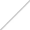 1,3mm Ankerkette diamantiert Kette Collier Halskette aus 750 Gold Weißgold 42cm
