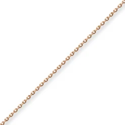 1,3mm Ankerkette diamantiert Kette Collier Halskette aus 750 Gold Rotgold 42cm