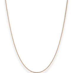 1,3mm Ankerkette diamantiert Kette Collier Halskette aus 750 Gold Rotgold 42cm