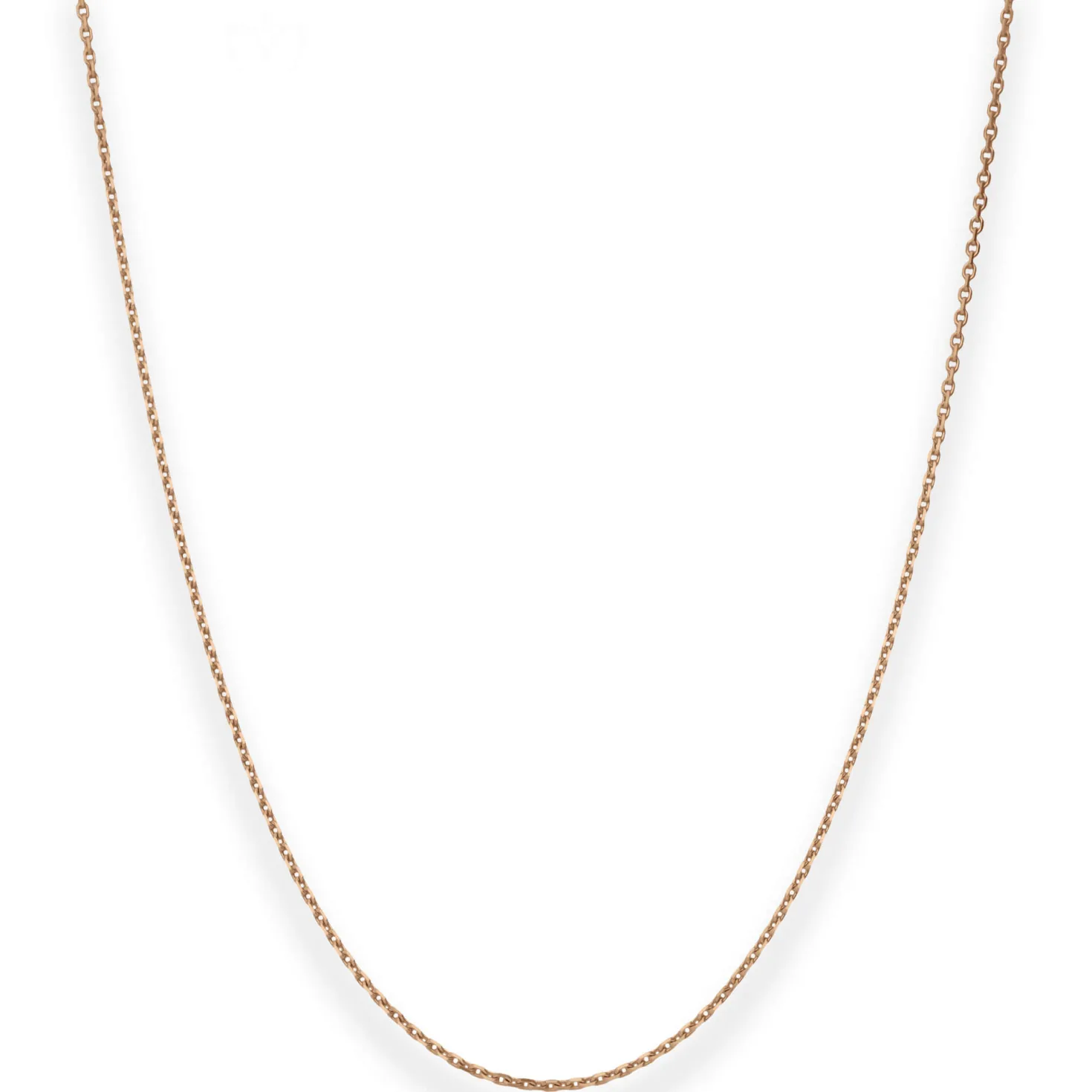 1,3mm Ankerkette diamantiert Kette Collier Halskette aus 750 Gold Rotgold 42cm