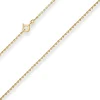 1,3mm Ankerkette diamantiert Kette Collier Halskette aus 585 Gold Gelbgold 50cm
