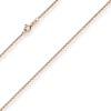 1,7mm Ankerkette diamantiert Kette Collier Halskette aus 585 Gold Rotgold 45cm