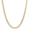 4mm Ankerkette diamantiert Kette Collier Halskette aus 333 Gold Gelbgold 60cm