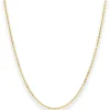 1,3mm Ankerkette diamantiert Kette Collier Halskette aus 333 Gold Gelbgold 45cm