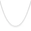 1,2mm Ankerkette diamantiert Kette Collier Halskette aus 333 Gold Weißgold 45cm