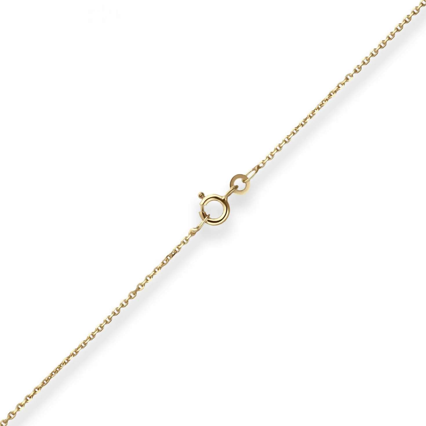 1,3mm Ankerkette diamantiert Kette Collier Halskette aus 333 Gold Gelbgold 45cm
