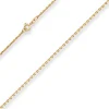1,6mm Ankerkette diamantiert Kette Collier Halskette aus 333 Gold Gelbgold 50cm