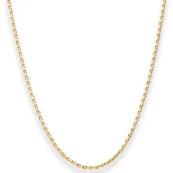 1,6mm Ankerkette diamantiert Kette Collier Halskette aus 333 Gold Gelbgold 50cm