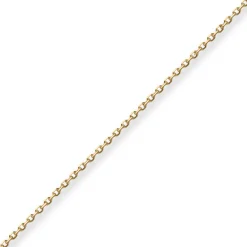 1,3mm Ankerkette diamantiert Kette Collier Halskette aus 333 Gold Gelbgold 40cm