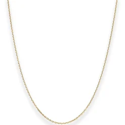 1,3mm Ankerkette diamantiert Kette Collier Halskette aus 585 Gold Gelbgold 50cm