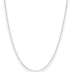 1,3mm Ankerkette diamantiert Kette Collier Halskette aus 333 Gold Weißgold 42cm