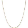 1,3mm Ankerkette diamantiert Kette Collier Halskette aus 333 Gold Gelbgold 38cm