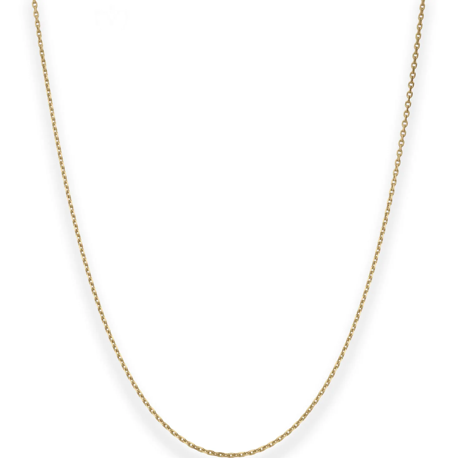 1,3mm Ankerkette diamantiert Kette Collier Halskette aus 333 Gold Gelbgold 38cm