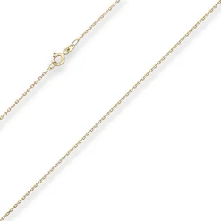 1,3mm Ankerkette diamantiert Kette Collier Halskette aus 333 Gold Gelbgold 36cm