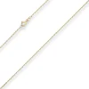 1,3mm Ankerkette diamantiert Kette Collier Halskette aus 375 Gold Gelbgold 34cm