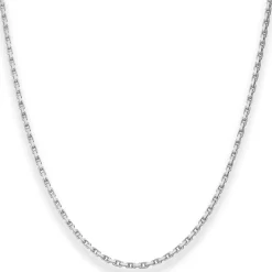 1,7mm Ankerkette diamantiert Silberkette Collier Halskette aus 925 Silber 42cm