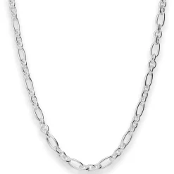 5,5mm Ankerkette-Figaro Silberkette Collier Halskette aus 925 Silber 45cm