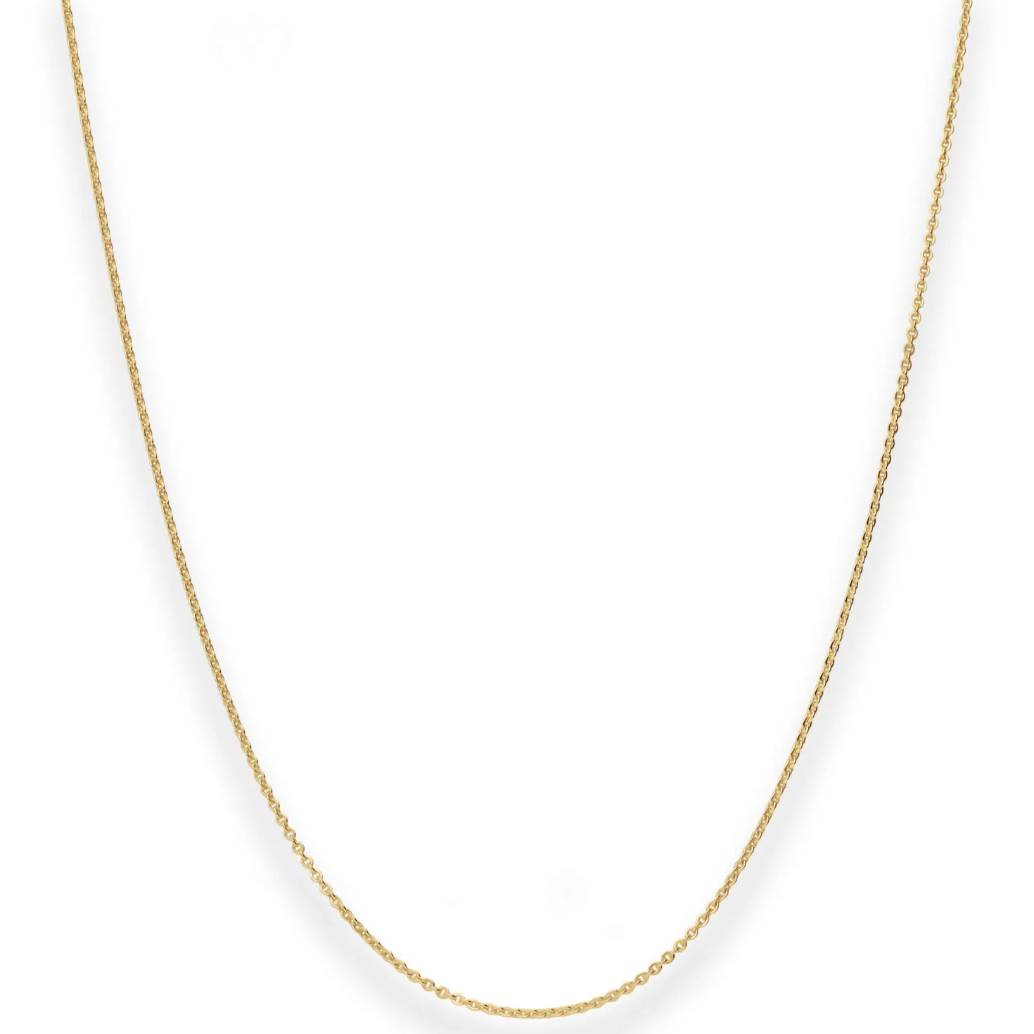 1,2mm Ankerkette flach Goldkette Collier Halskette aus 333 Gold Gelbgold 36cm