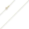 0,8mm Ankerkette flach Goldkette Collier Halskette aus 585 Gold Gelbgold 45cm