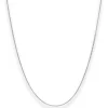 1,2mm Ankerkette flach Goldkette Collier Halskette aus 585 Gold Weißgold 42cm