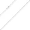 1,1mm Ankerkette flach Goldkette Collier Halskette aus 375 Gold Weißgold 45cm