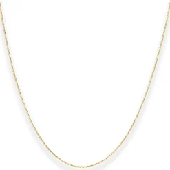 1,2mm Ankerkette flach Kette Collier aus 333 Gold Gelbgold 38cm mit Zwischenöse