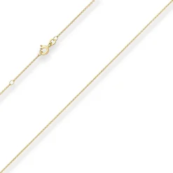 1,2mm Ankerkette flach Kette Collier aus 333 Gold Gelbgold 38cm mit Zwischenöse