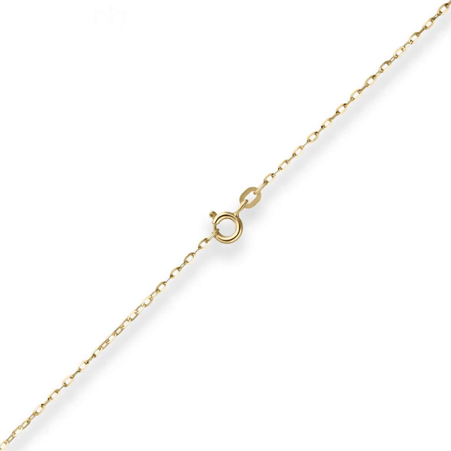 1,3mm Ankerkette flach Kette Collier Halskette aus 585 Gold Gelbgold 42cm