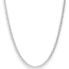 2,8mm Ankerkette flach Silberkette Collier Halskette aus 925 Silber 50cm