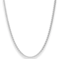 2,8mm Ankerkette flach Silberkette Collier Halskette aus 925 Silber 50cm