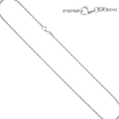 2mm Ankerkette Halskette Collier aus 925 Silber rhodiniert Silberkette 42cm