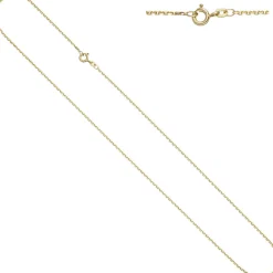 1,2mm Ankerkette Kette Collier aus 333 Gelbgold Gold Halskette 42cm