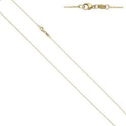0,6mm Ankerkette Kette Collier Halskette aus 585 Gold Gelbgold 42cm