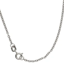 1,6mm Ankerkette Kette Collier Halskette aus 333 Gold Weißgold 50cm
