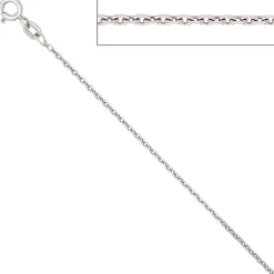 1,5mm Ankerkette Kette Collier Halskette 925 Silber diamantiert glänzend 50cm