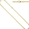 3mm Ankerkette Kette Collier Halsschmuck aus 585 Gold Gelbgold diamantiert 50cm