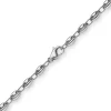 5,5mm Ankerkette Kette Collier Schiffsanker Halskette aus 585 Gold Weißgold 70cm