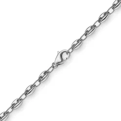 5,5mm Ankerkette Kette Collier Schiffsanker Halskette aus 585 Gold Weißgold 70cm
