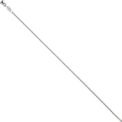 1,5mm Ankerkette Kette Halskette aus 950 Platin für Damen 45cm Platinkette