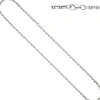 3,4mm Ankerkette Kette Halskette Collier aus 925 Silber diamantiert, 45cm