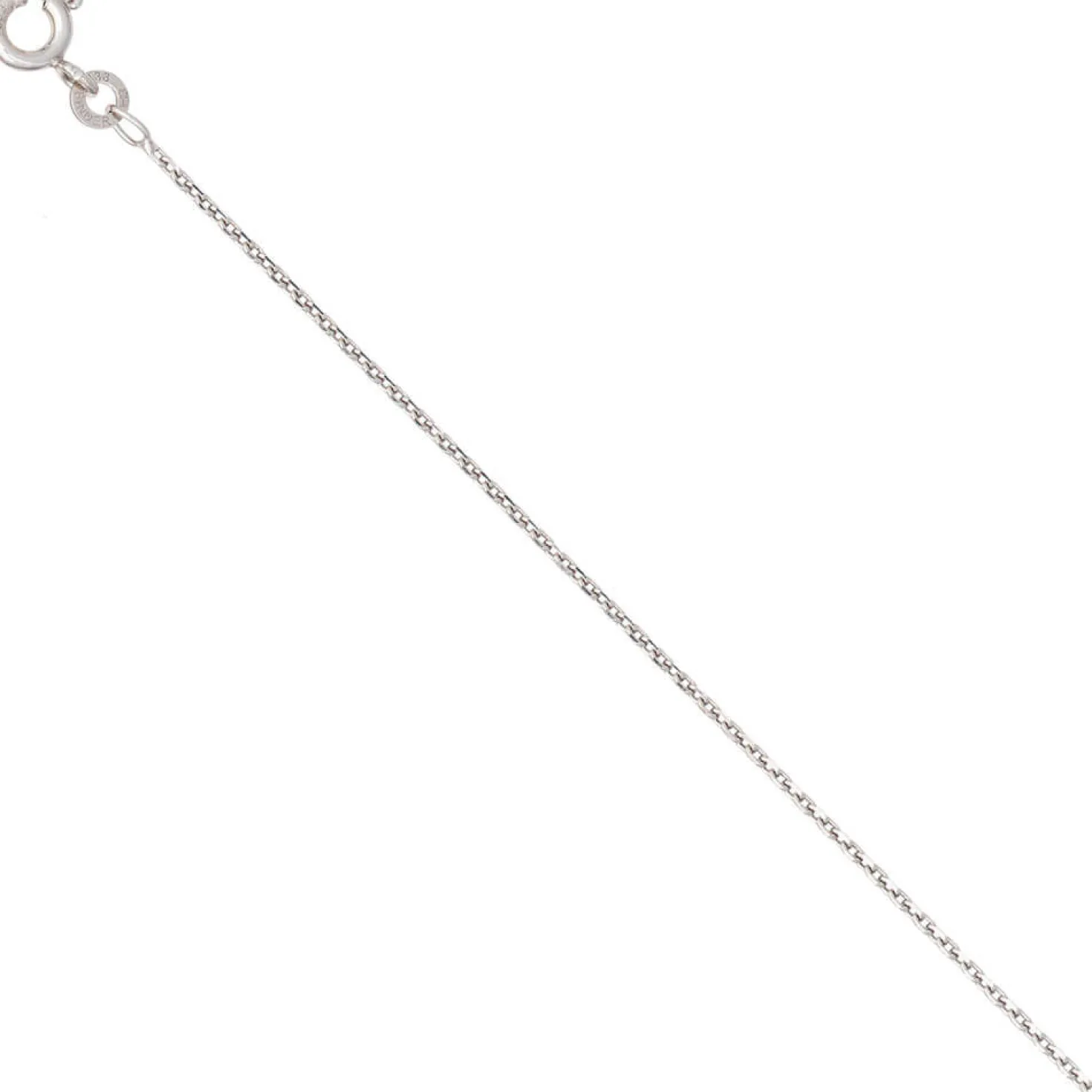 1,3mm Ankerkette Kette Halskette Collier Goldkette 333 Gold Weißgold 36cm